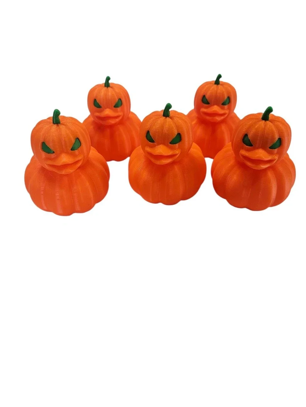 Halloween Orange Pumpkin Ducks